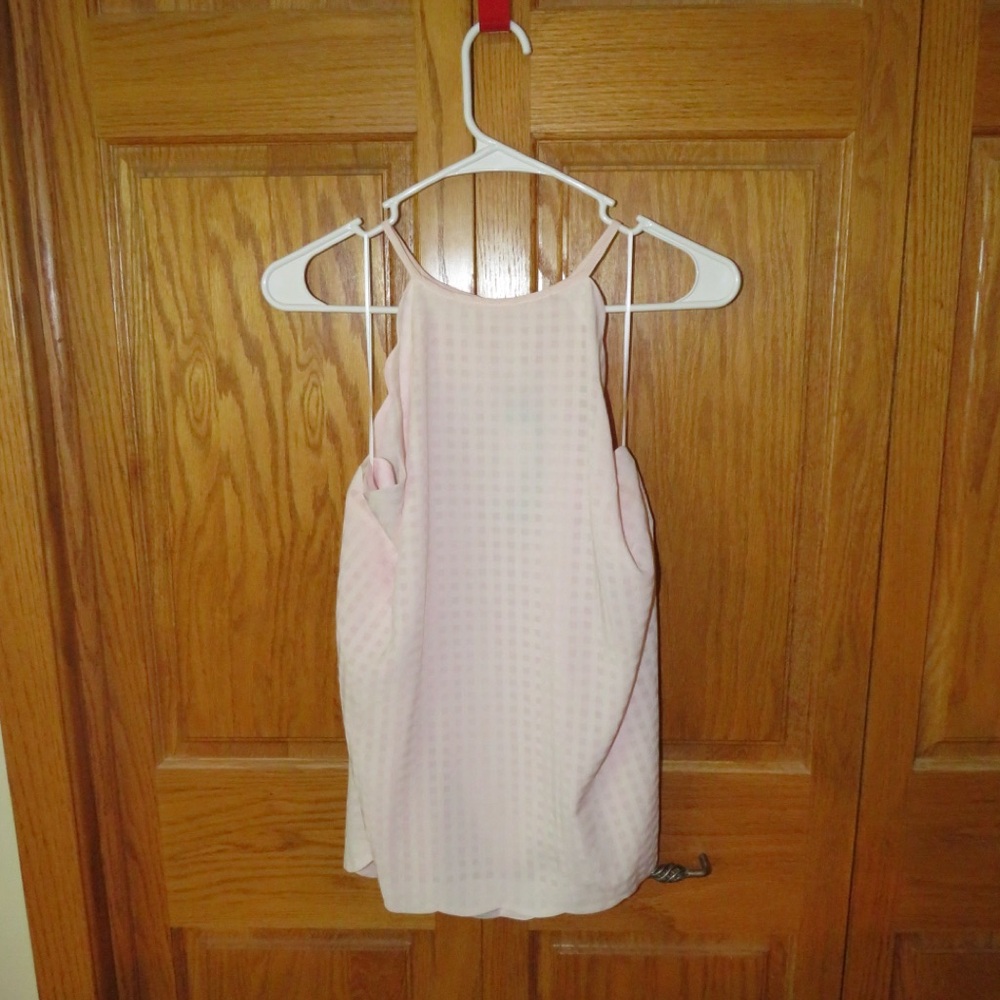 Alice Blue Light Pink Scallop Blouse